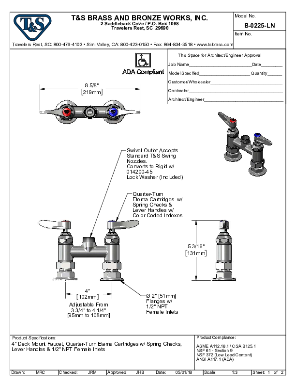 Cutsheet