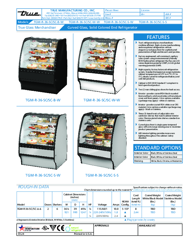 Cutsheet