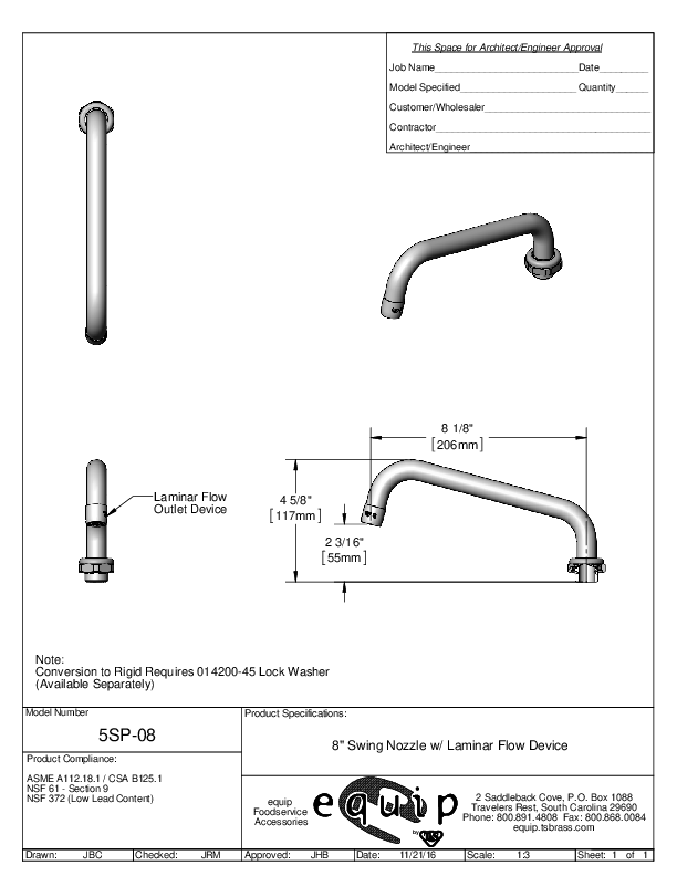 Cutsheet