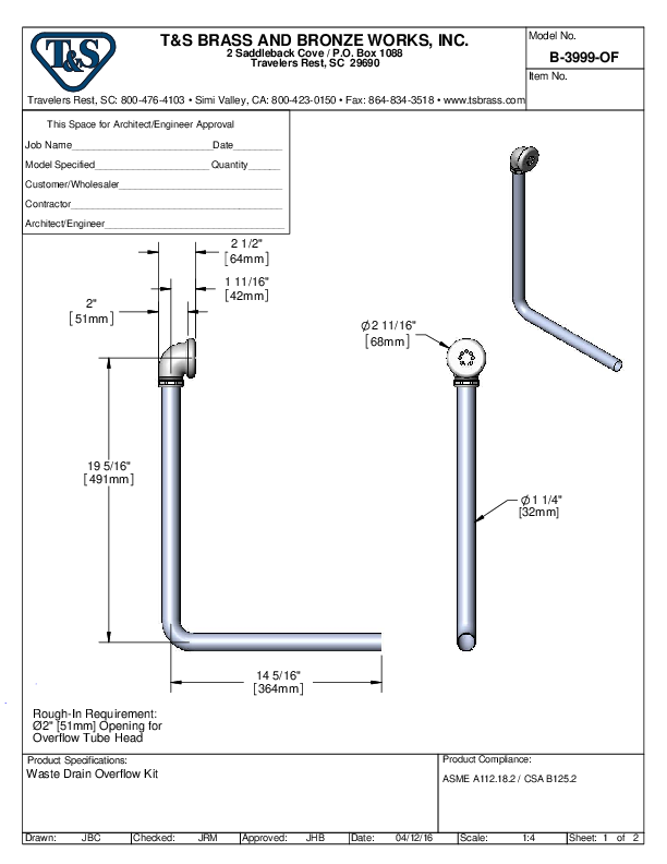 Cutsheet