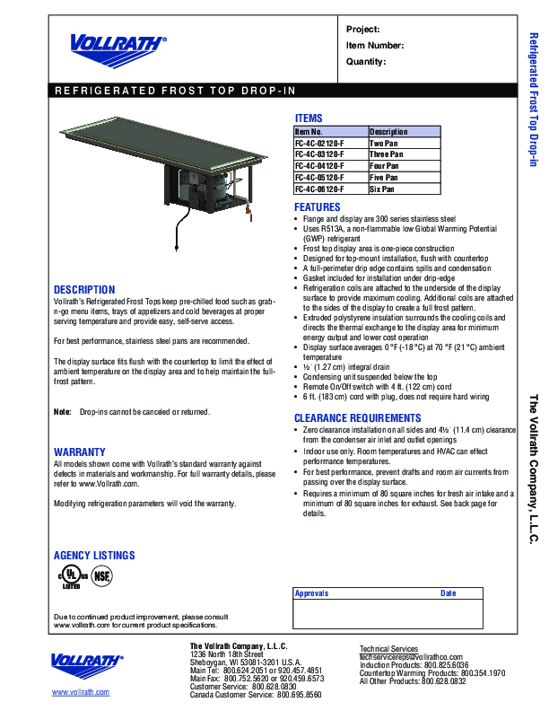 Cutsheet