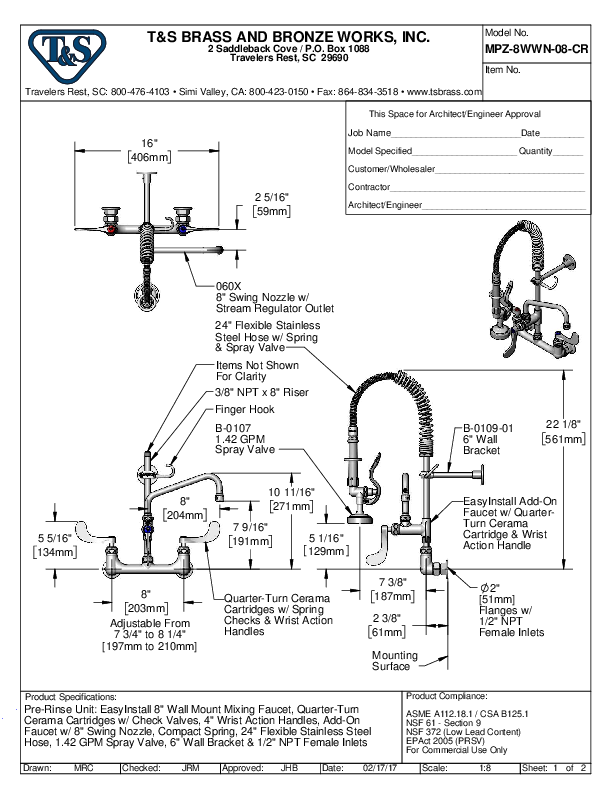 Cutsheet