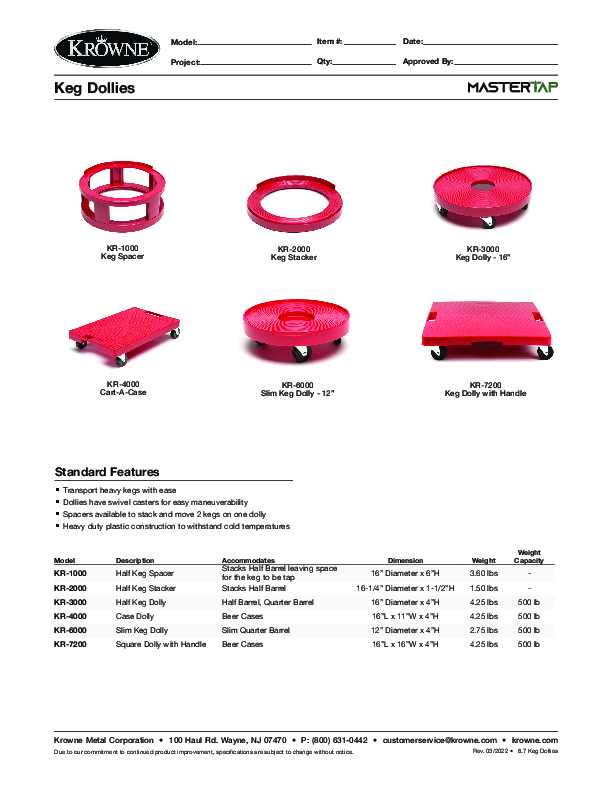 Cutsheet