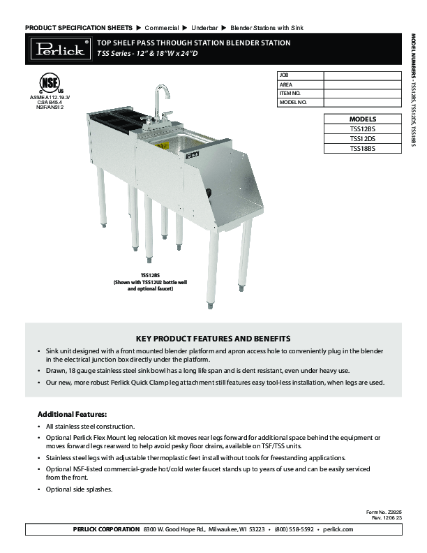 Cutsheet