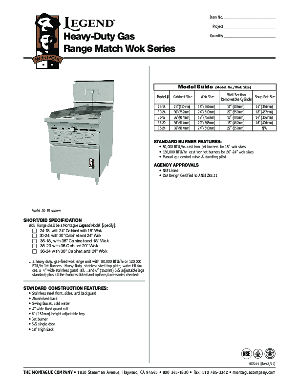 Cutsheet