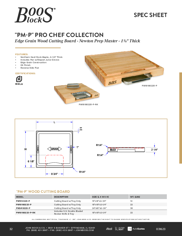 Cutsheet