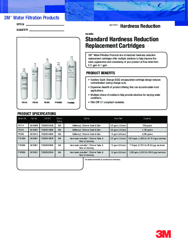 Cutsheet