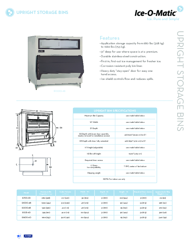 Cutsheet