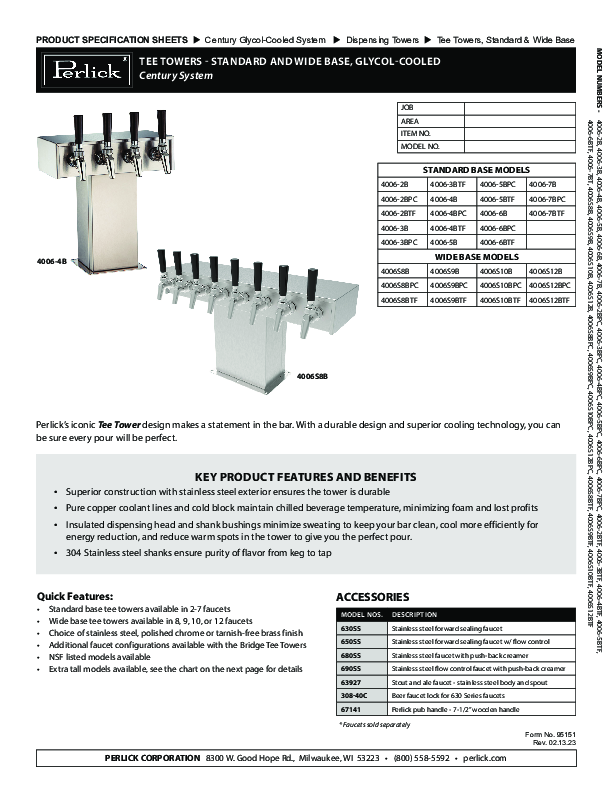 Cutsheet