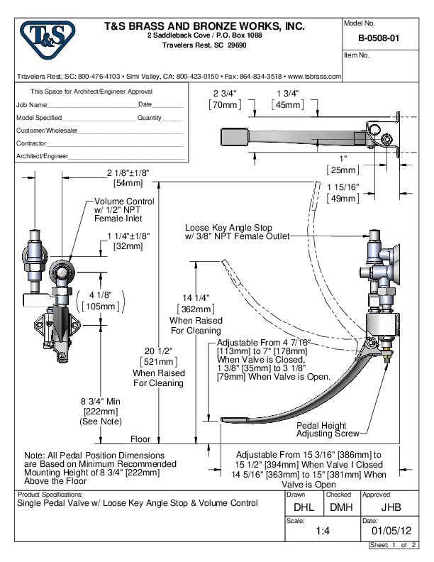 Cutsheet