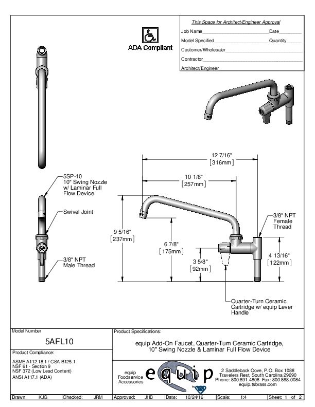 Cutsheet