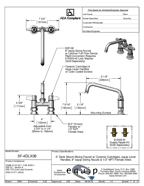 Cutsheet