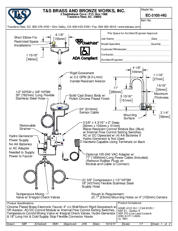 Cutsheet