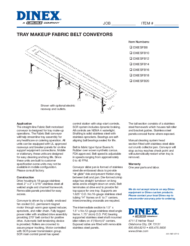 Cutsheet