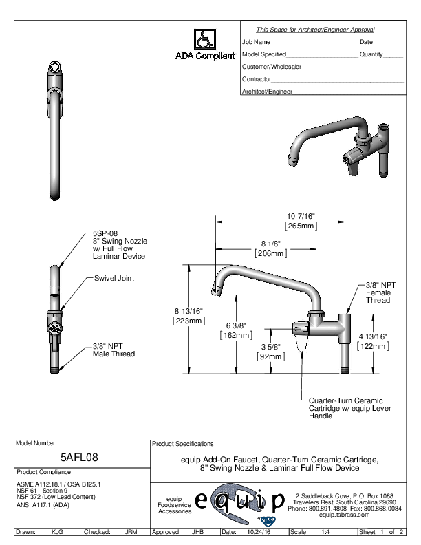 Cutsheet