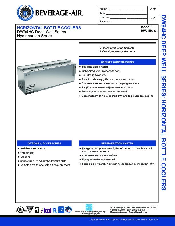 Cutsheet