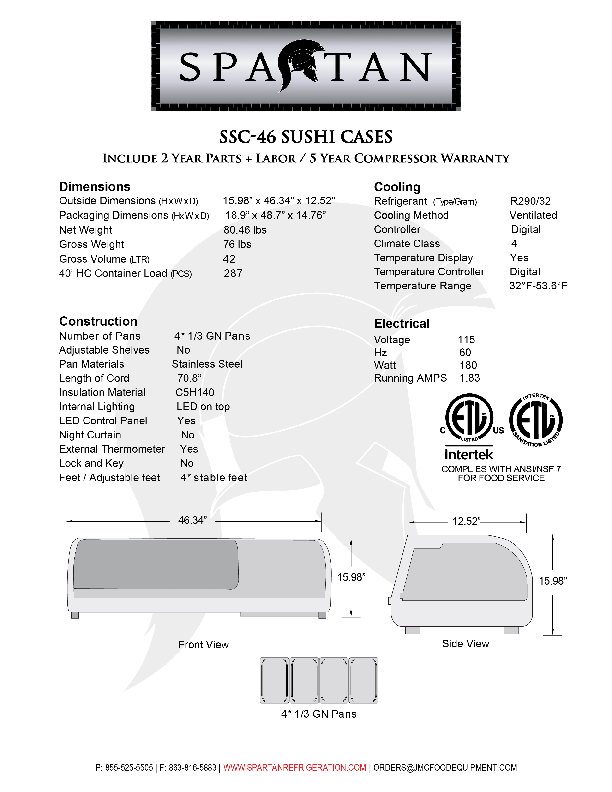 Cutsheet