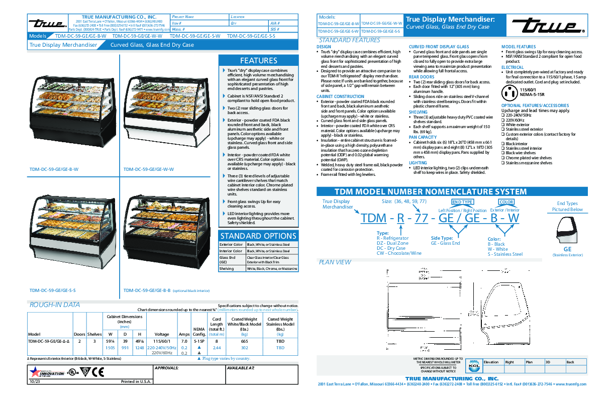 Cutsheet