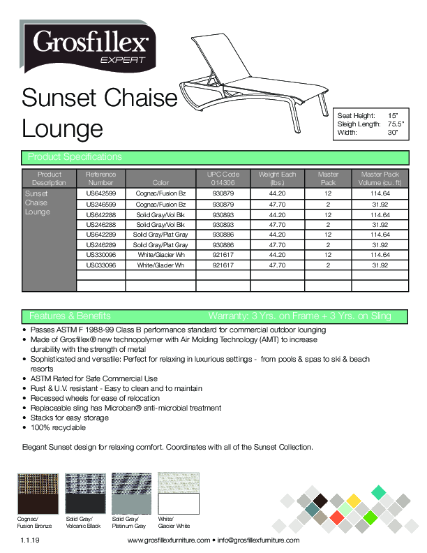 Cutsheet