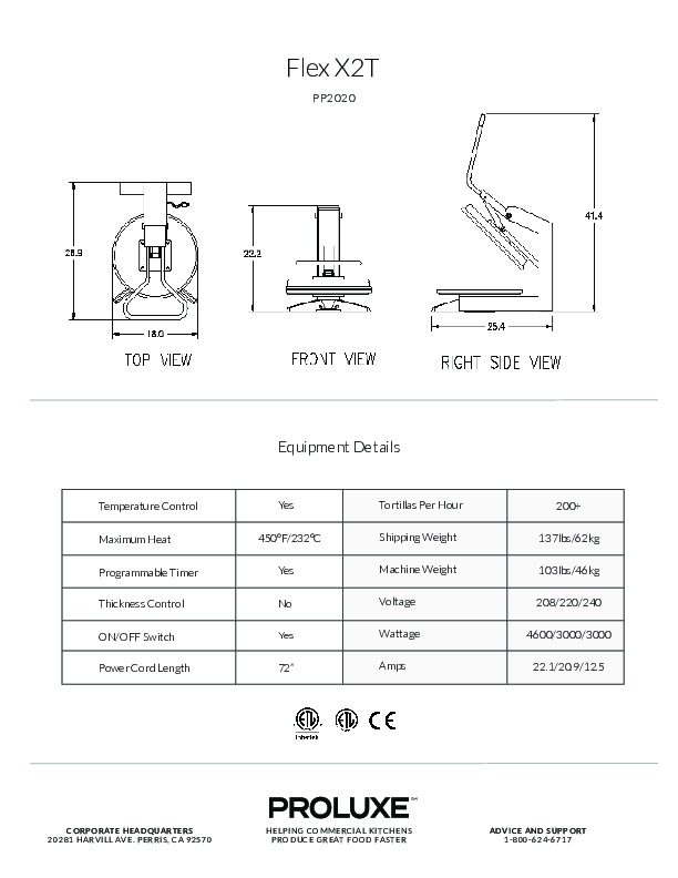 Cutsheet