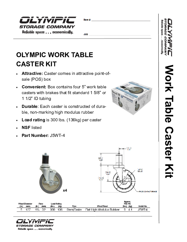 Cutsheet