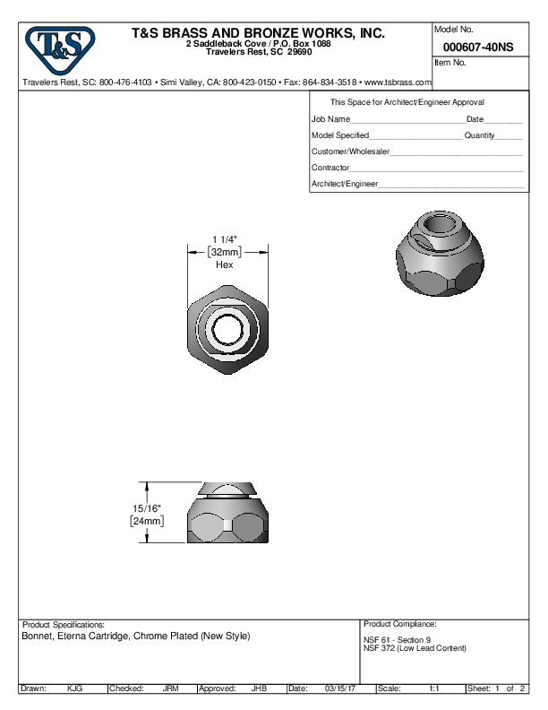 Cutsheet