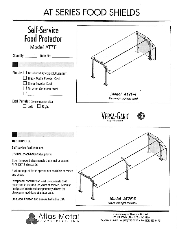 Cutsheet