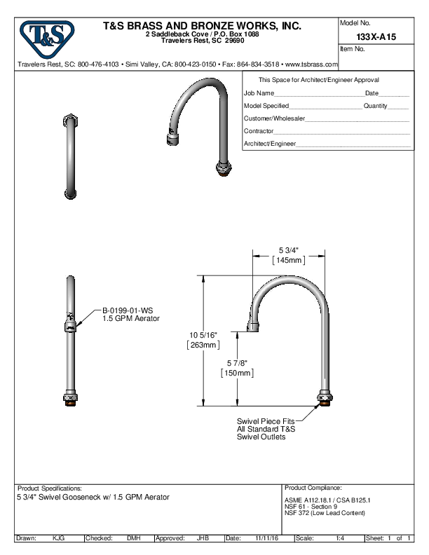 Cutsheet