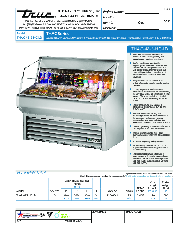 Cutsheet