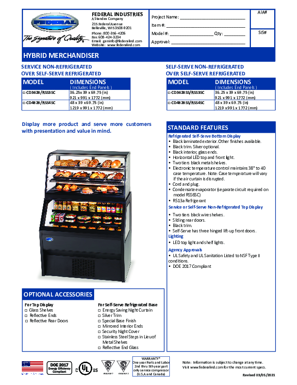 Cutsheet