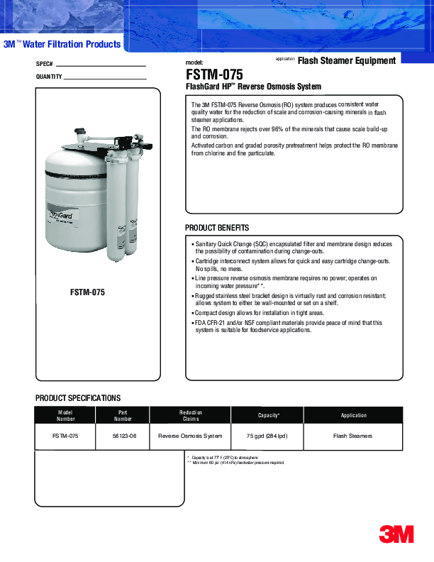 Cutsheet