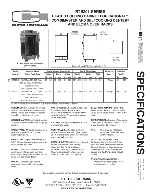 Cutsheet