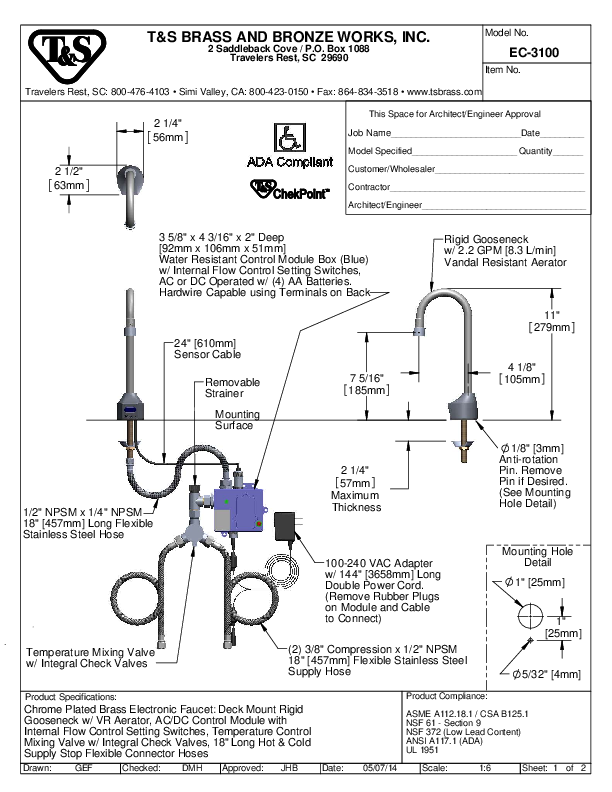 Cutsheet