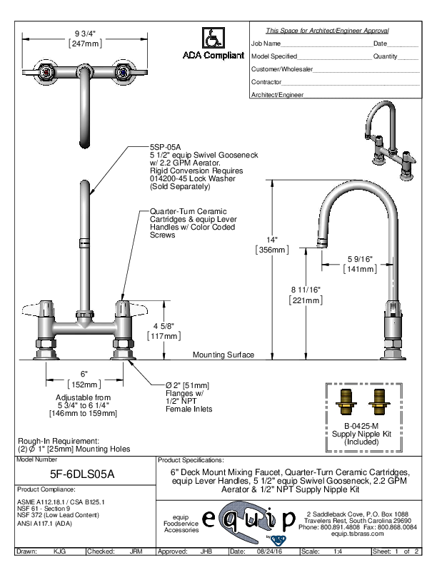 Cutsheet