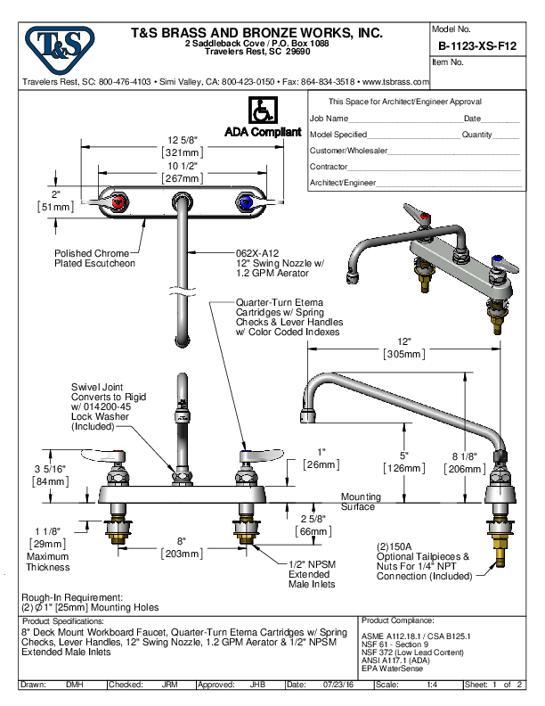 Cutsheet