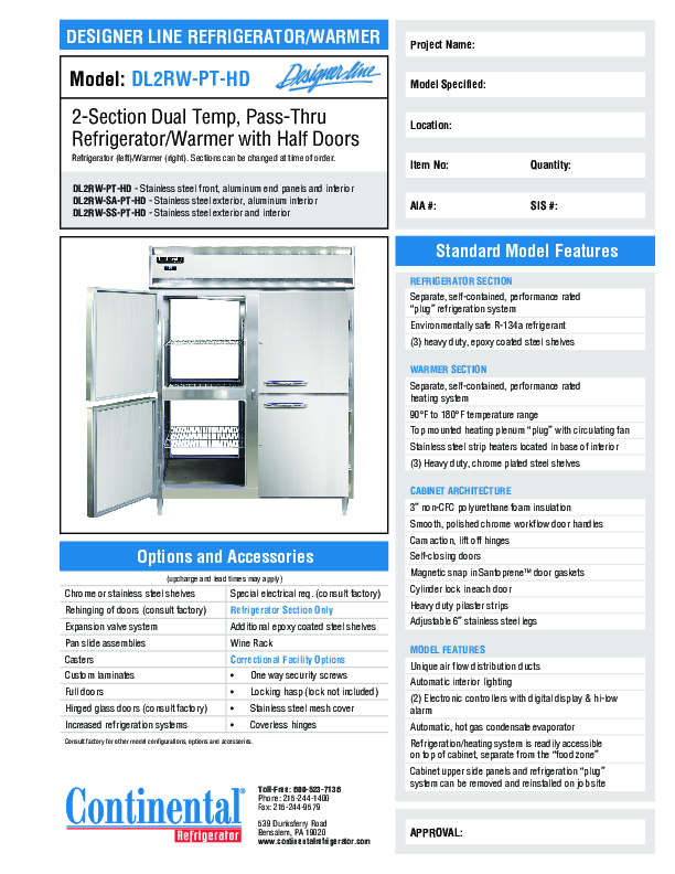 Cutsheet