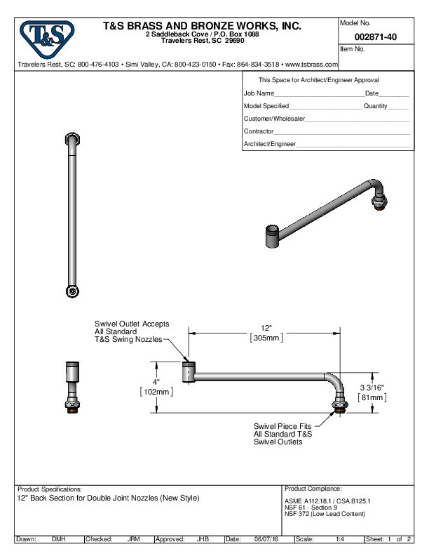 Cutsheet