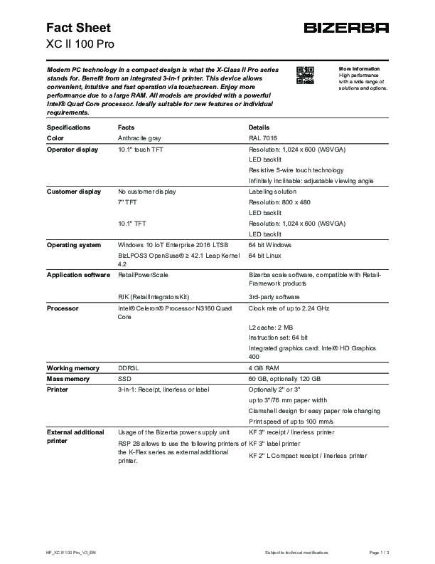 Cutsheet