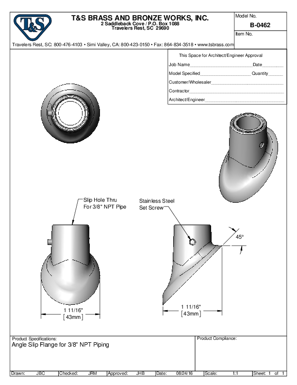 Cutsheet