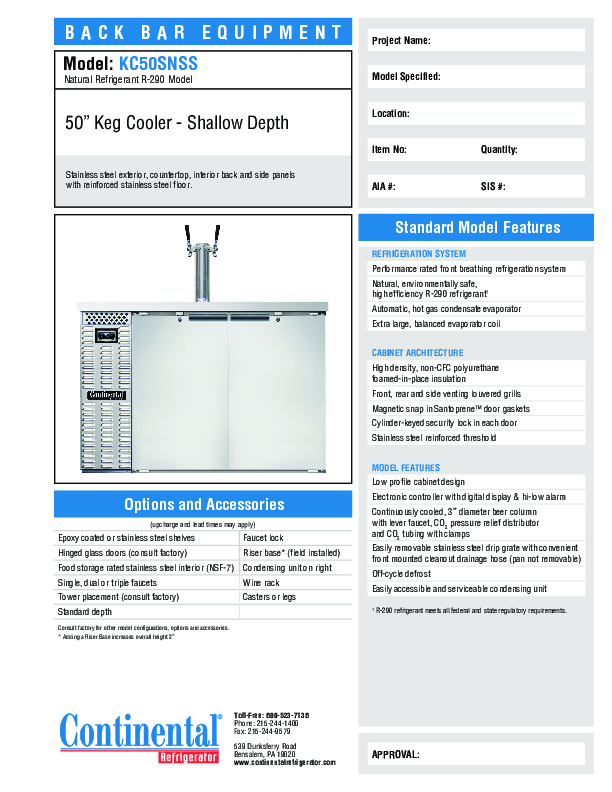 Cutsheet