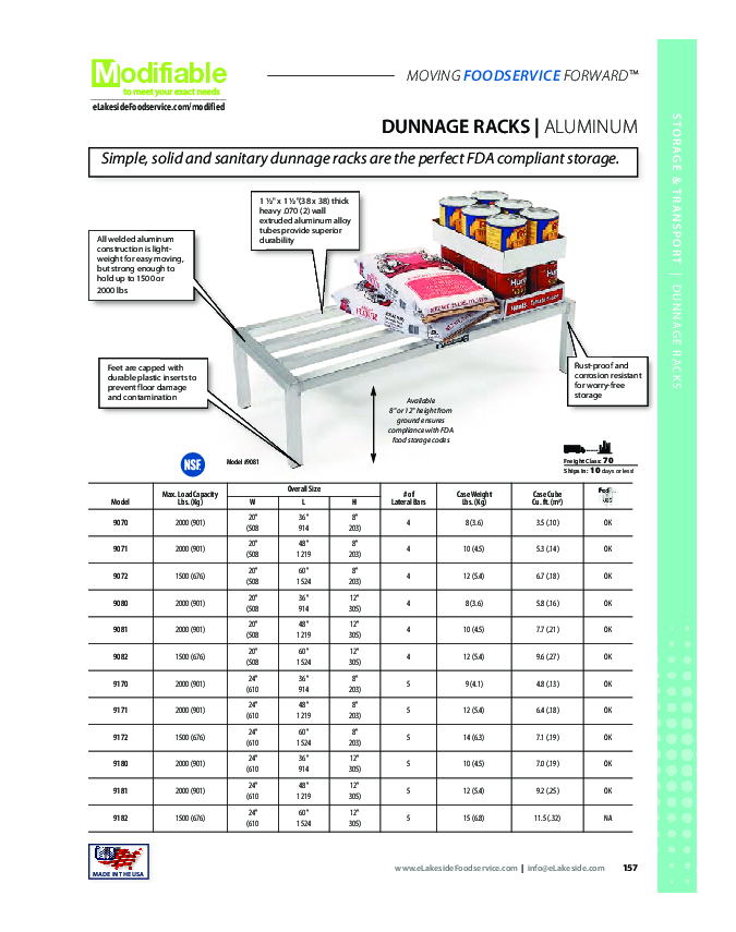 Cutsheet