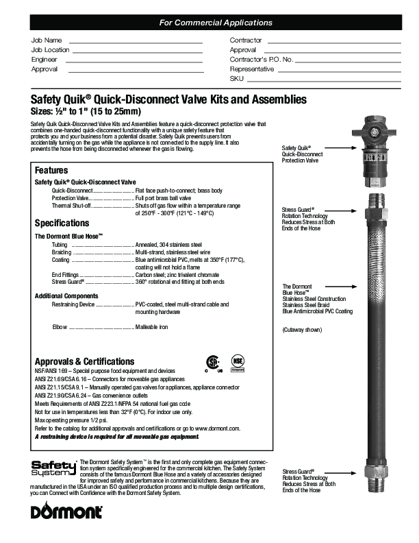 Cutsheet