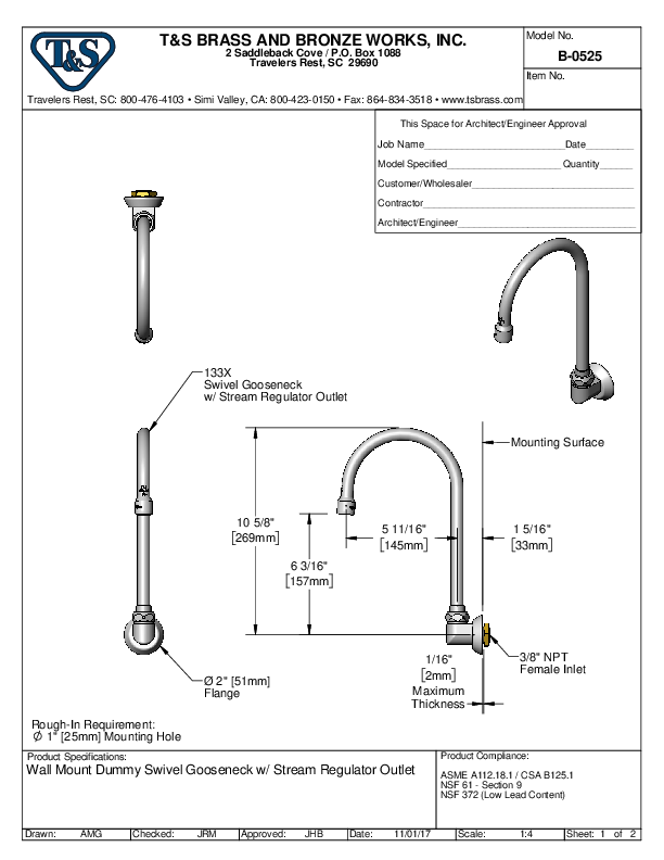 Cutsheet