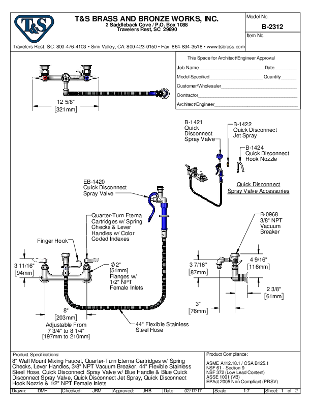 Cutsheet