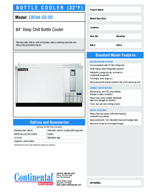 Cutsheet