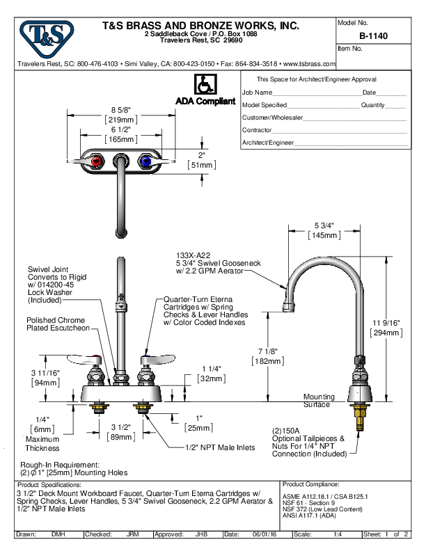 Cutsheet