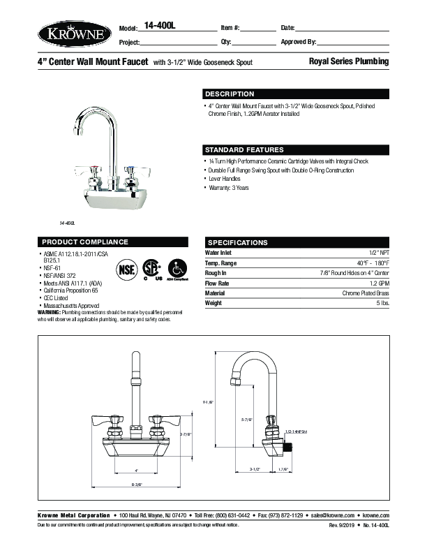 Cutsheet