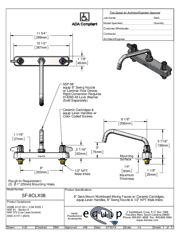 Cutsheet