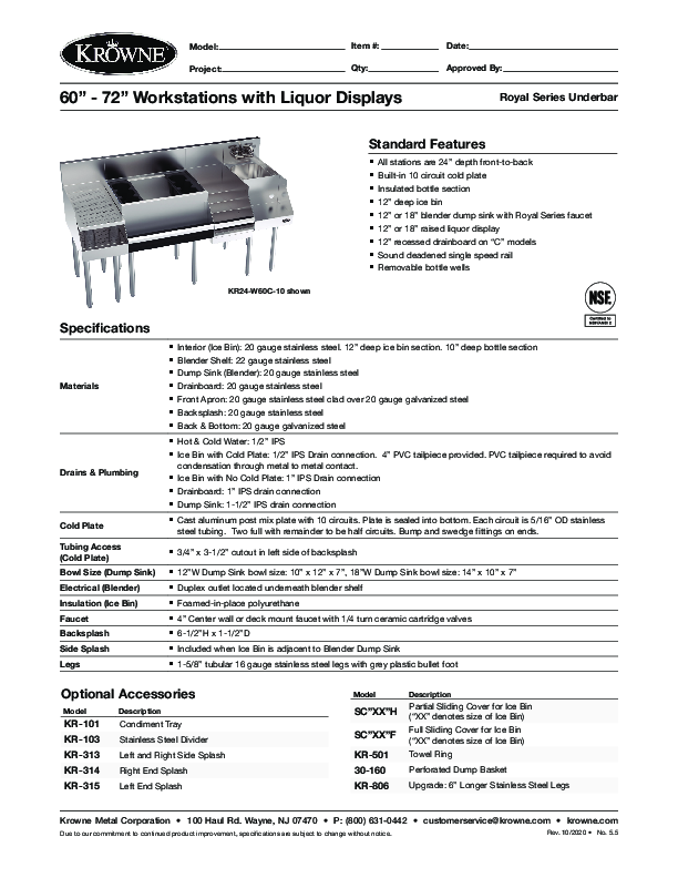 Cutsheet