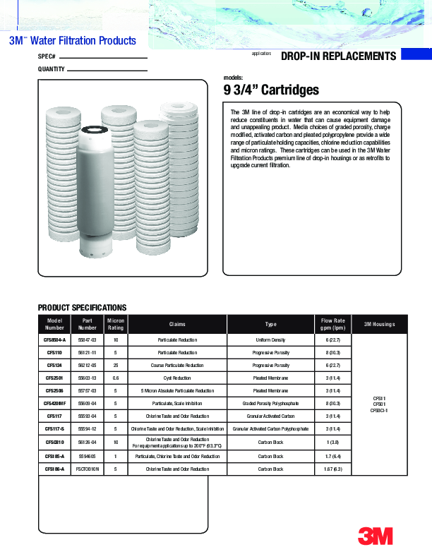 Cutsheet